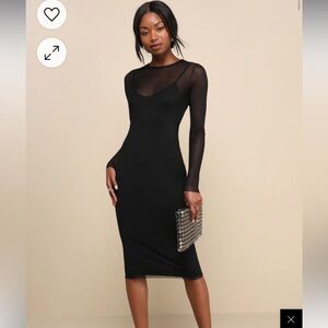 Lulus mesh dress